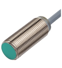 Pepperl&plus;Fuchs Inductive Proximity Metal Barrel Sensor; 12mm; Embeddable; 10-30VDC; NO; NPN; 2m Potted Cable